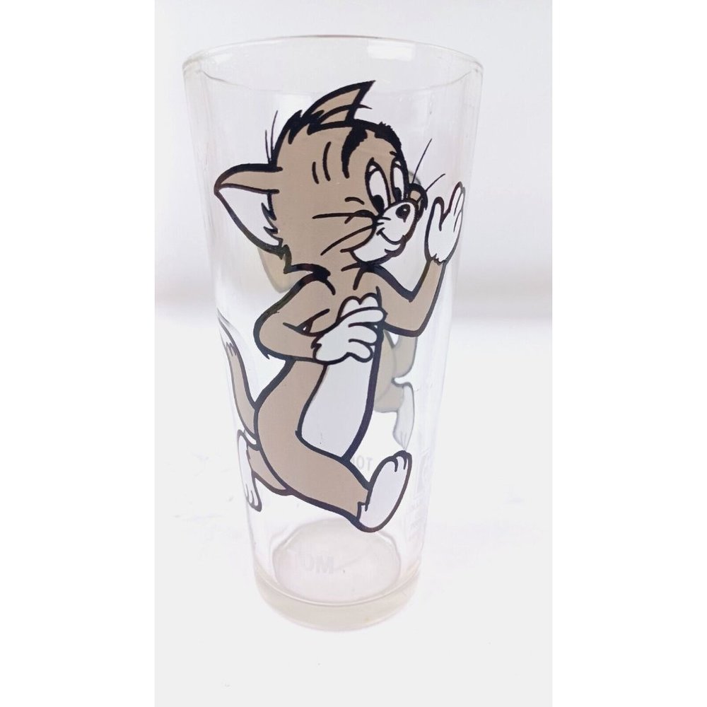 Pepsi Vintage Collectible 1975 Tom T&J Glass Cup Tumbler 6-1/4" MGM Inc